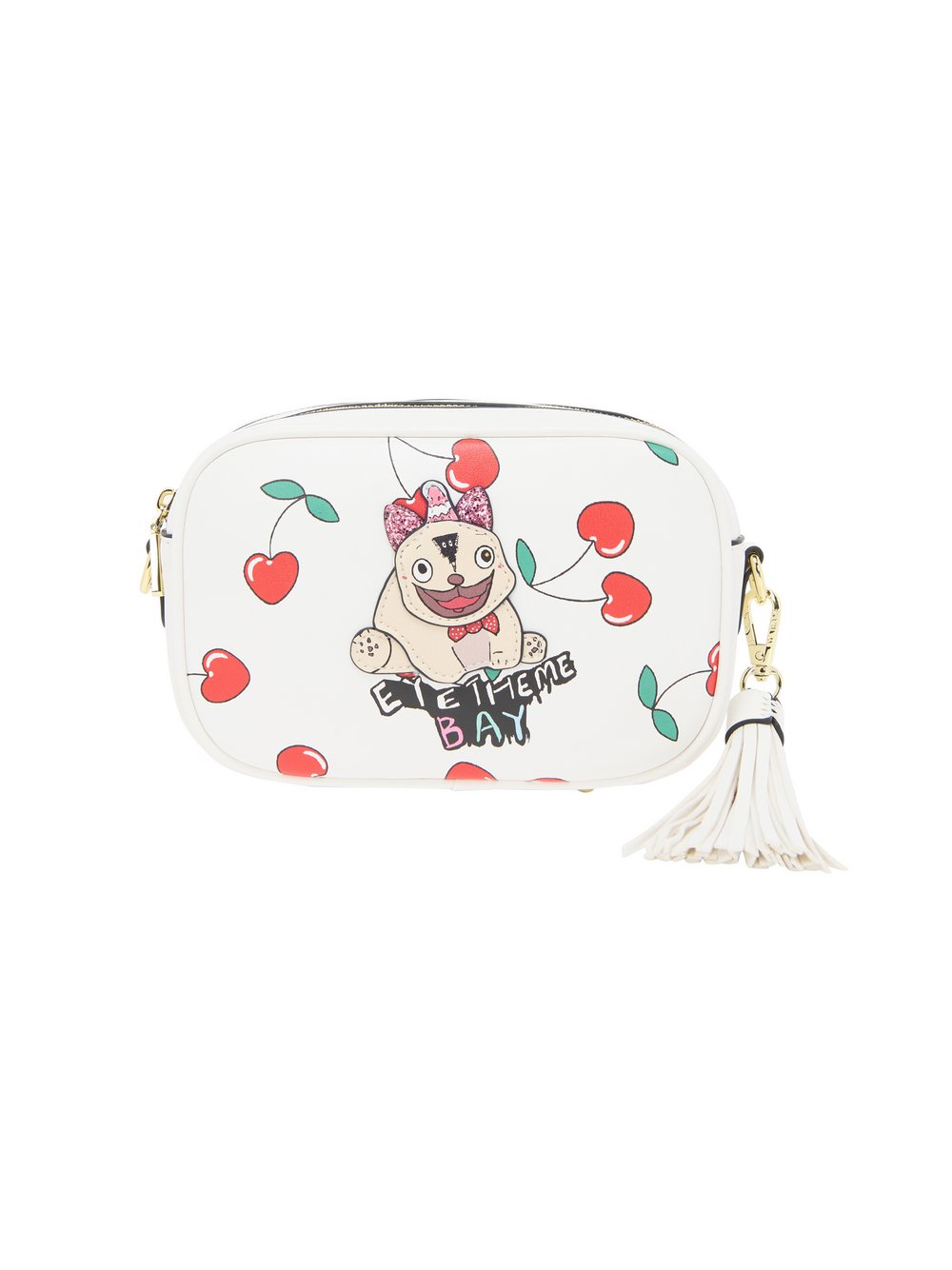 Thumbnail - MyMo Handtasche Damen weiß gemustert, ONE SIZE