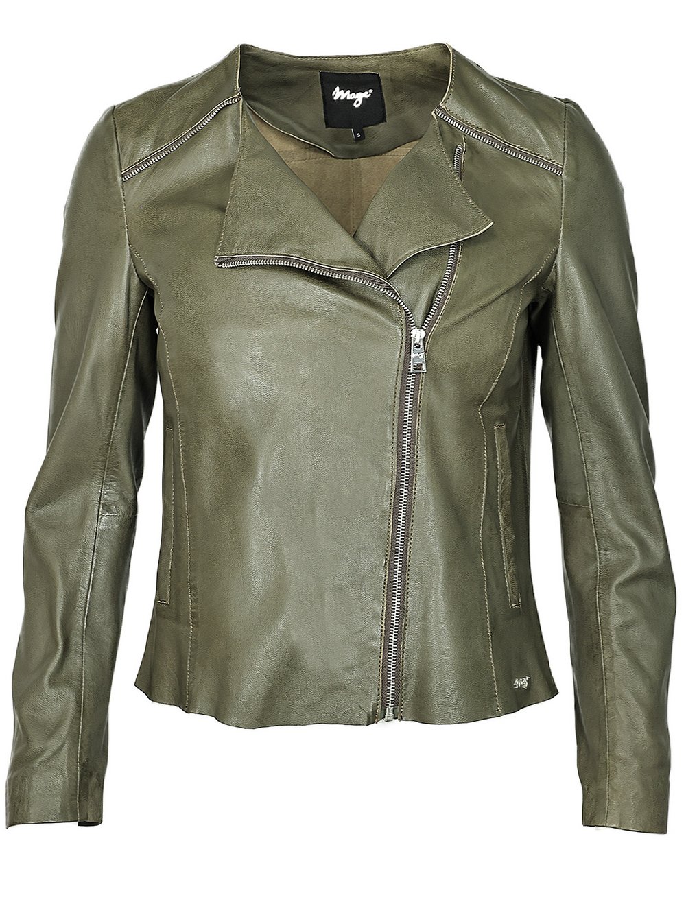 Thumbnail - Maze Lederjacke Damen grün, S
