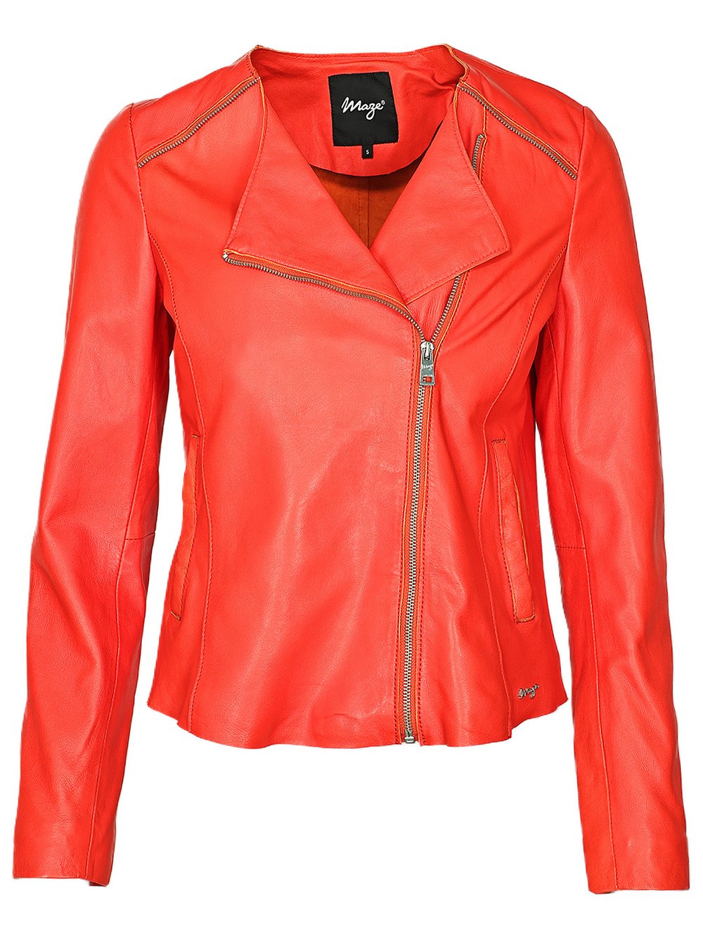 Thumbnail - Maze Lederjacke Damen rot, XL