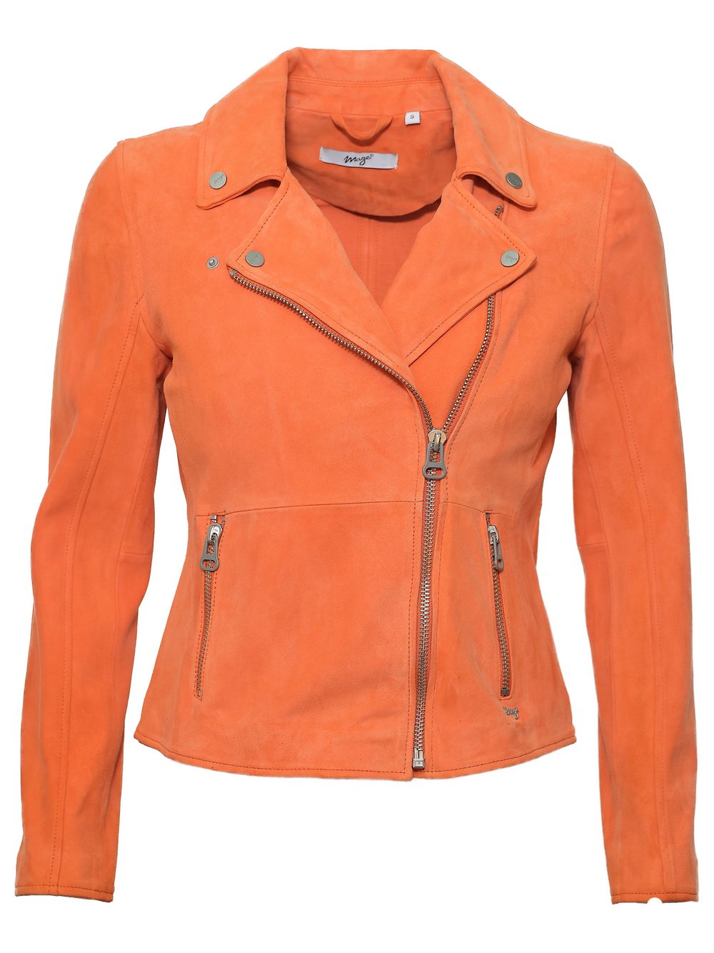 Thumbnail - Maze Lederjacke Damen orange, L