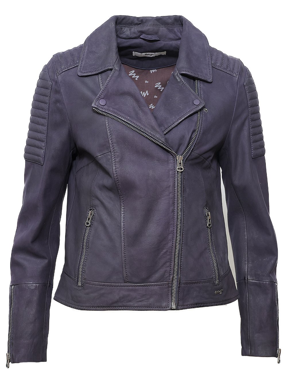 Thumbnail - Maze Lederjacke Damen blau, XL