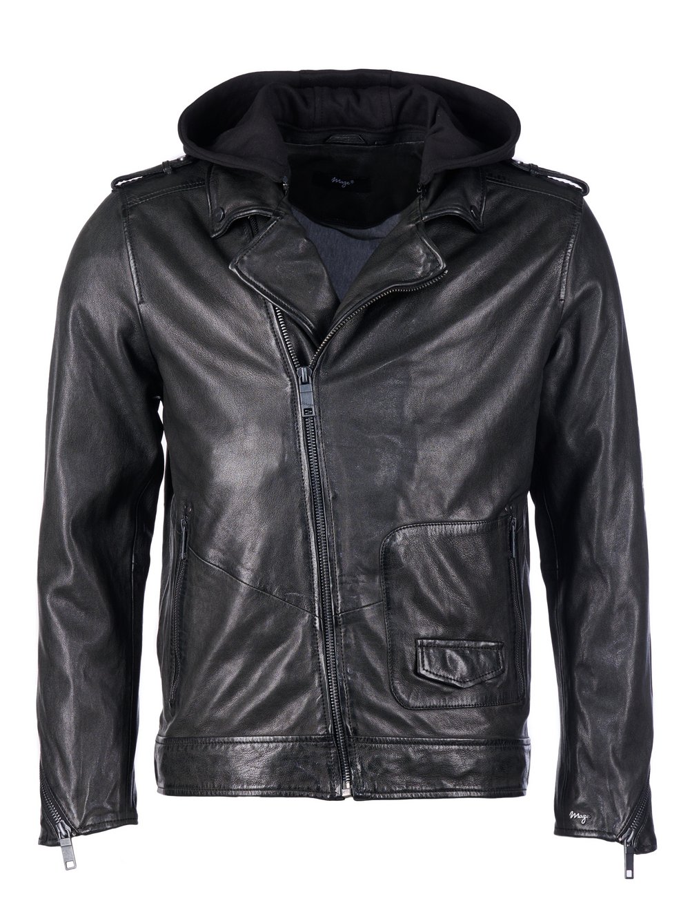 Thumbnail - Maze Lederjacke Herren schwarz, L