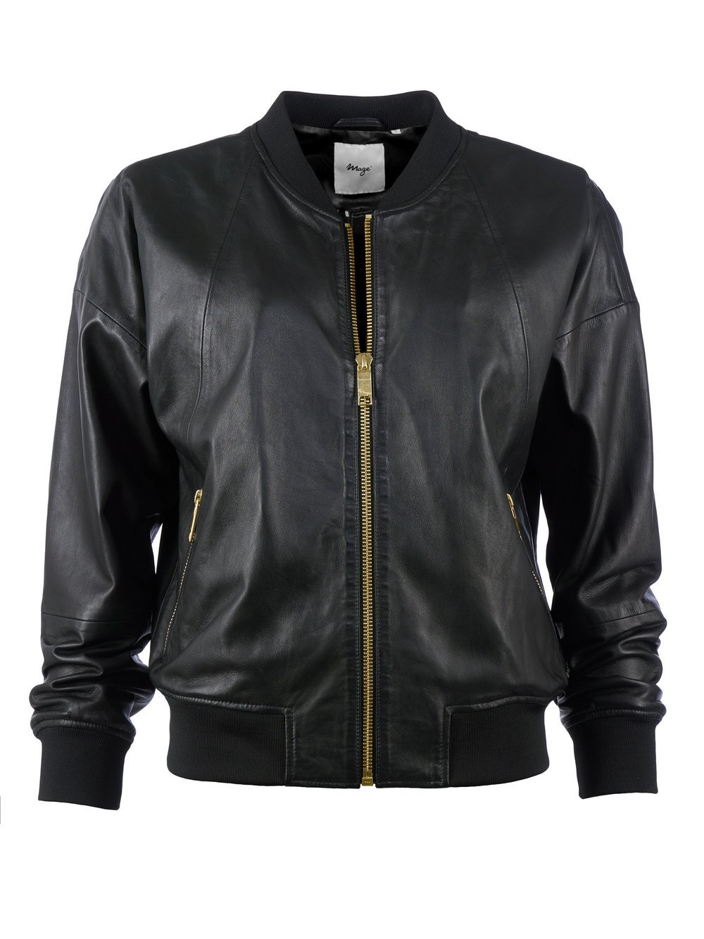 Maze Lederblouson Damen schwarz, L