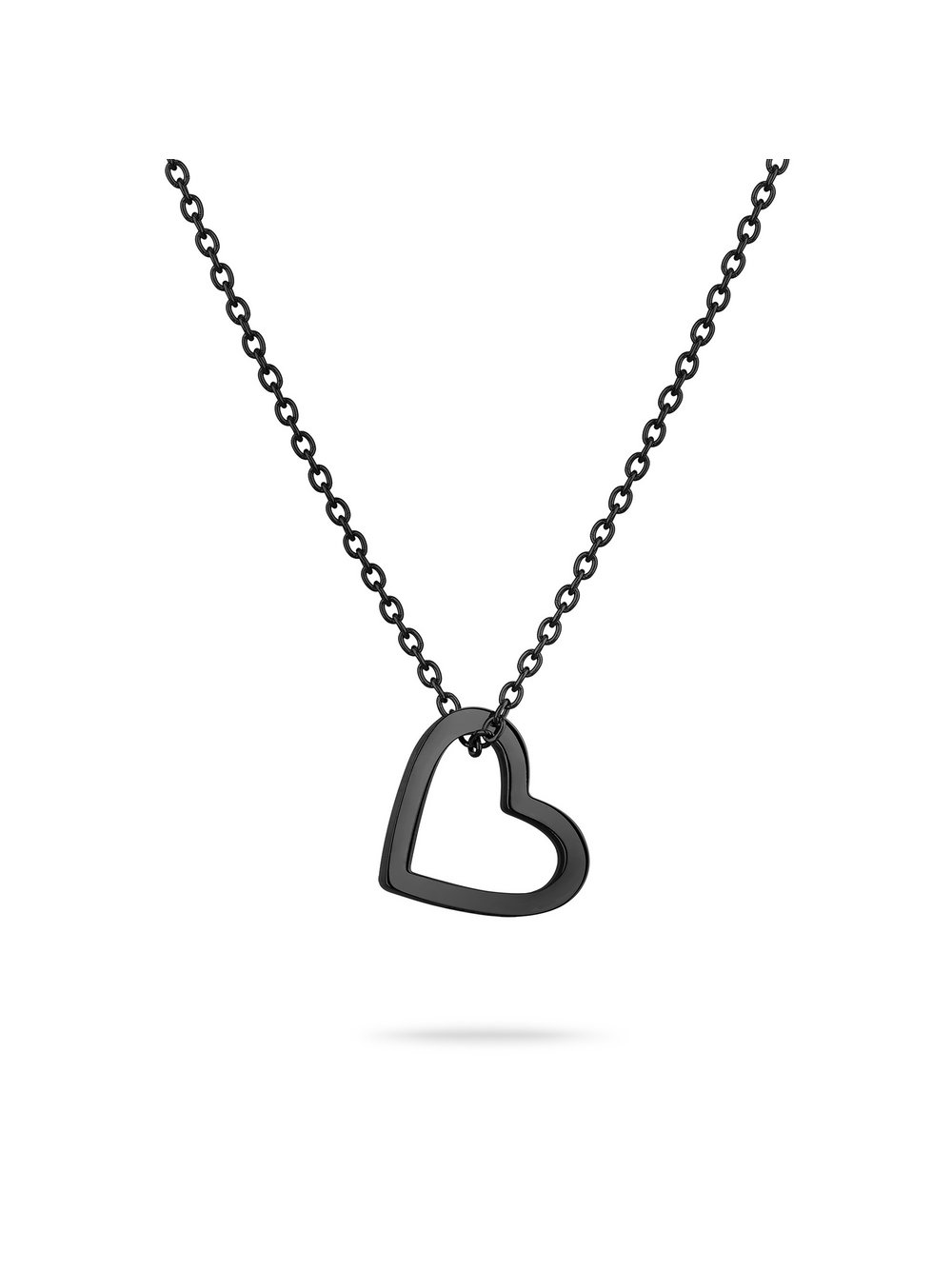 Liebeskind Berlin Halskette Damen Edelstahl schwarz, ONE SIZE