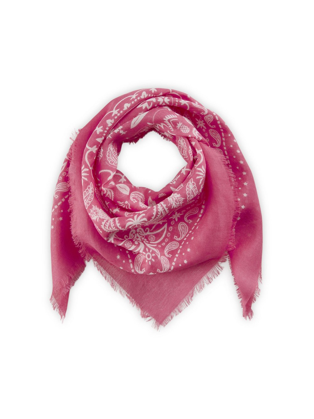 Thumbnail - Codello Tuch Damen pink gemustert, ONE SIZE