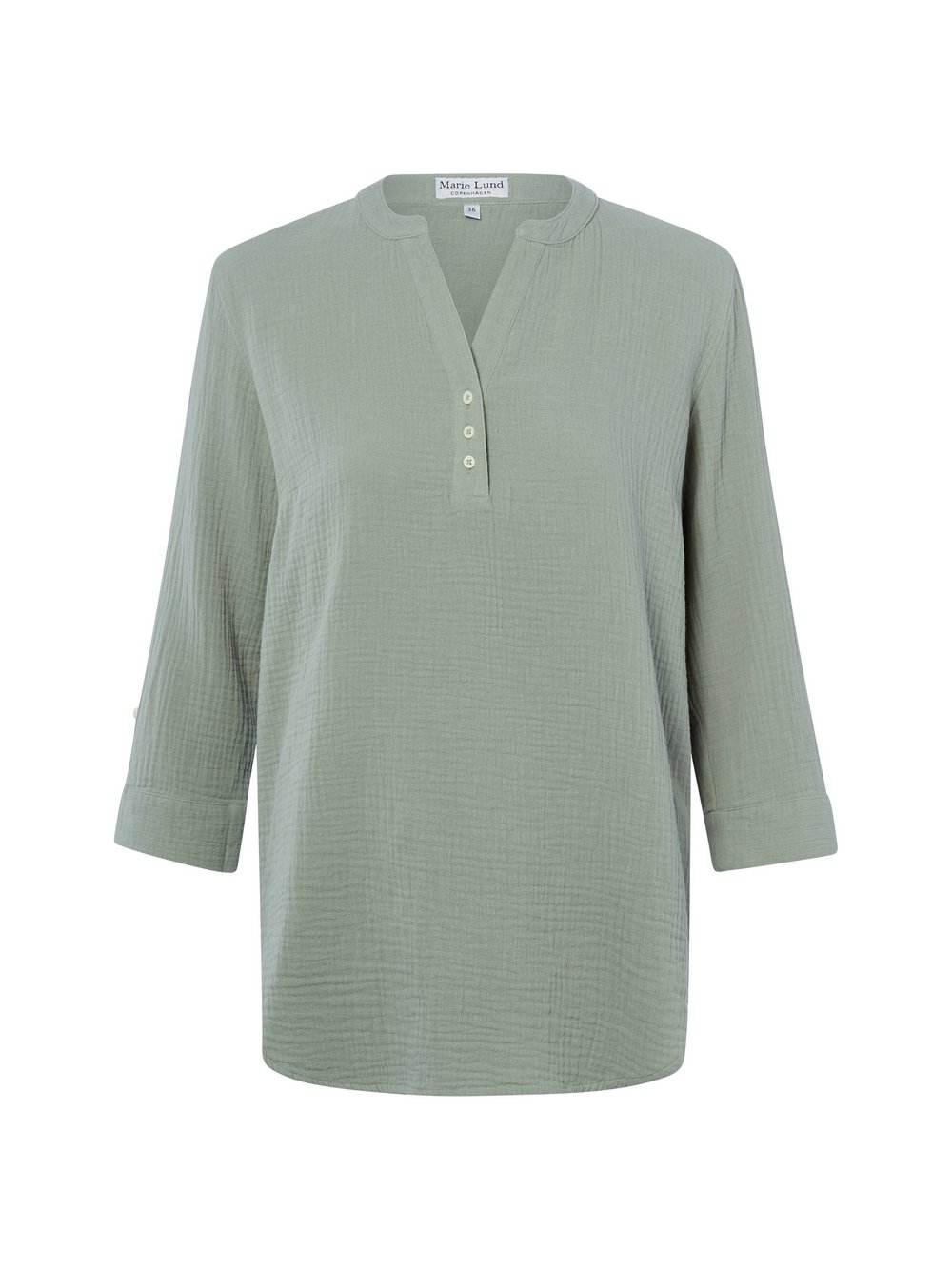 Marie Lund Blusenshirt Damen Baumwolle (100%) grün, 42