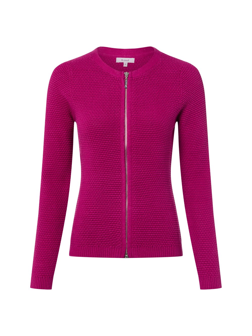 Lund Strickjacke Damen Baumwolle pink, M