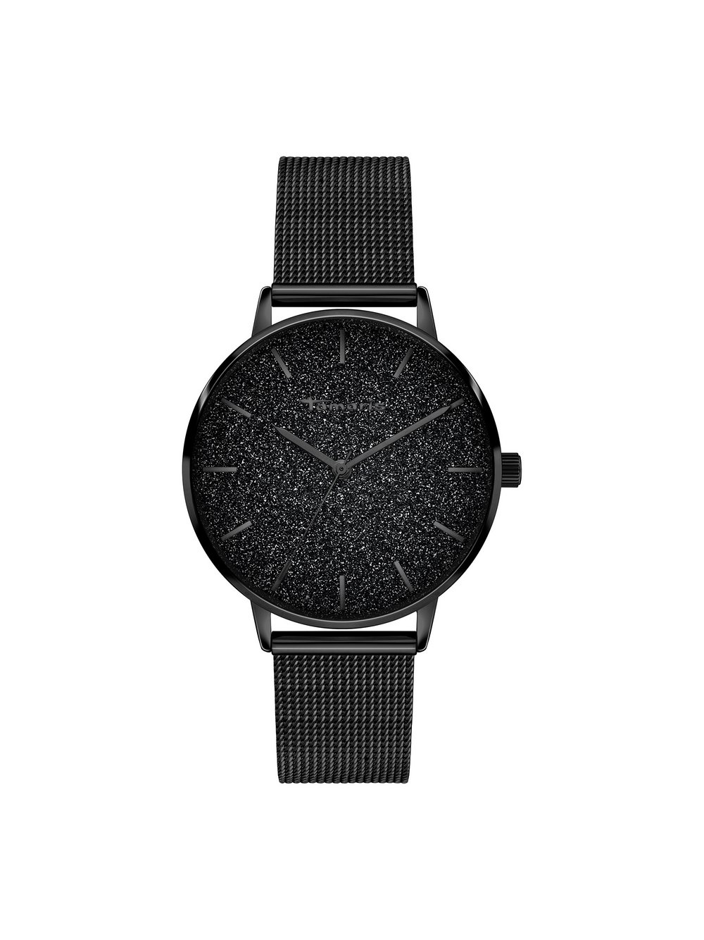 Tamaris Uhr Damen Edelstahl schwarz, ONE SIZE