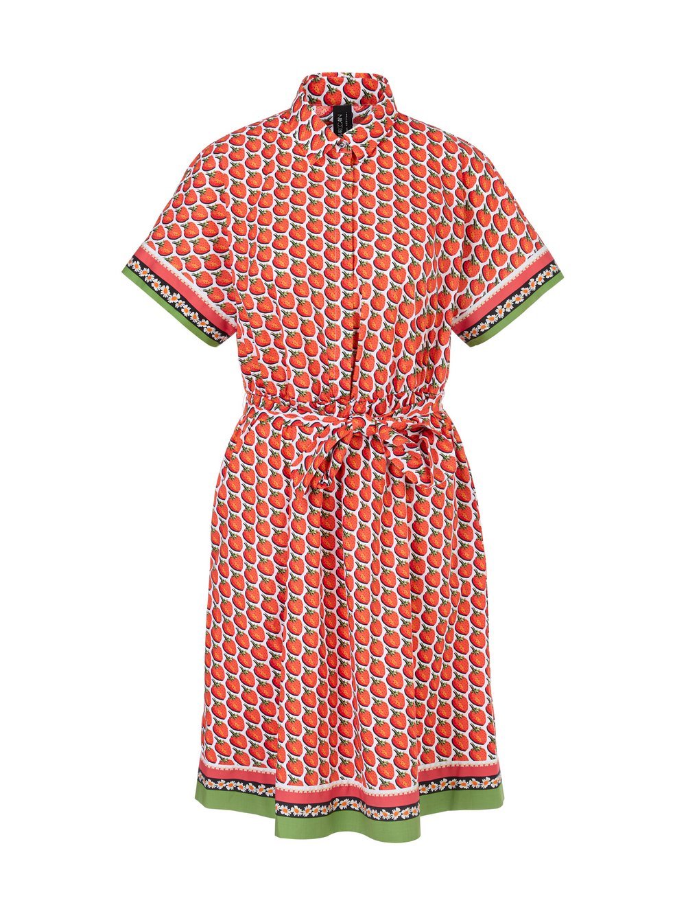 Marc Cain Kleid Damen Baumwolle orange gemustert, 46