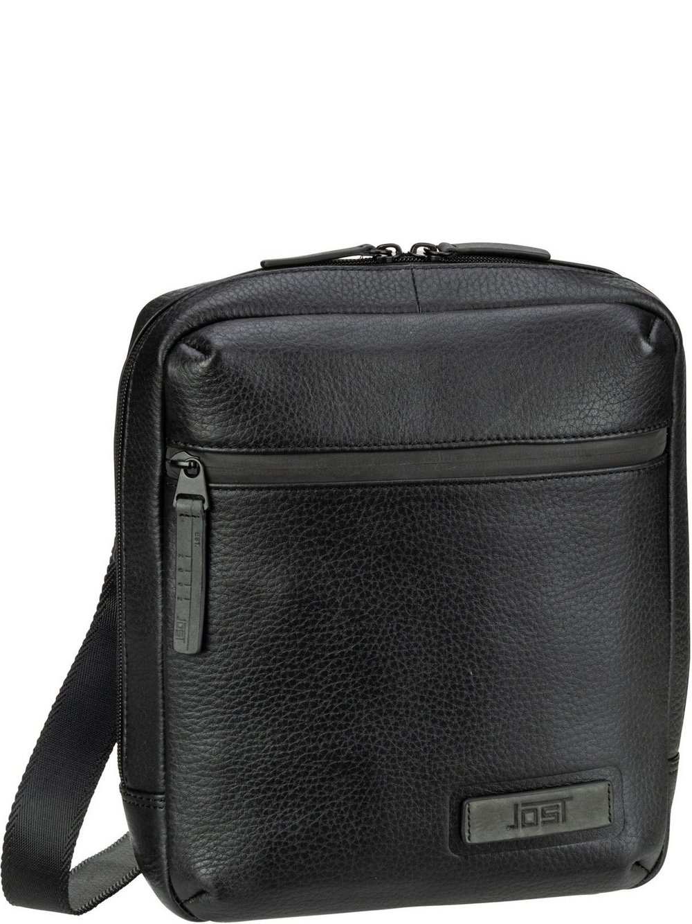 Thumbnail - Jost Bodybag Herren Leder schwarz, ONE SIZE