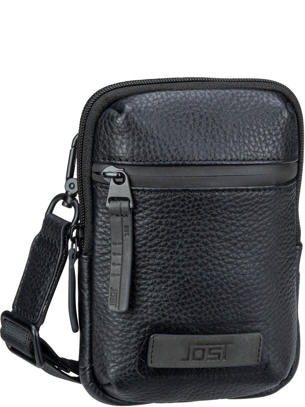 Jost Umhängetasche Herren Leder schwarz, ONE SIZE