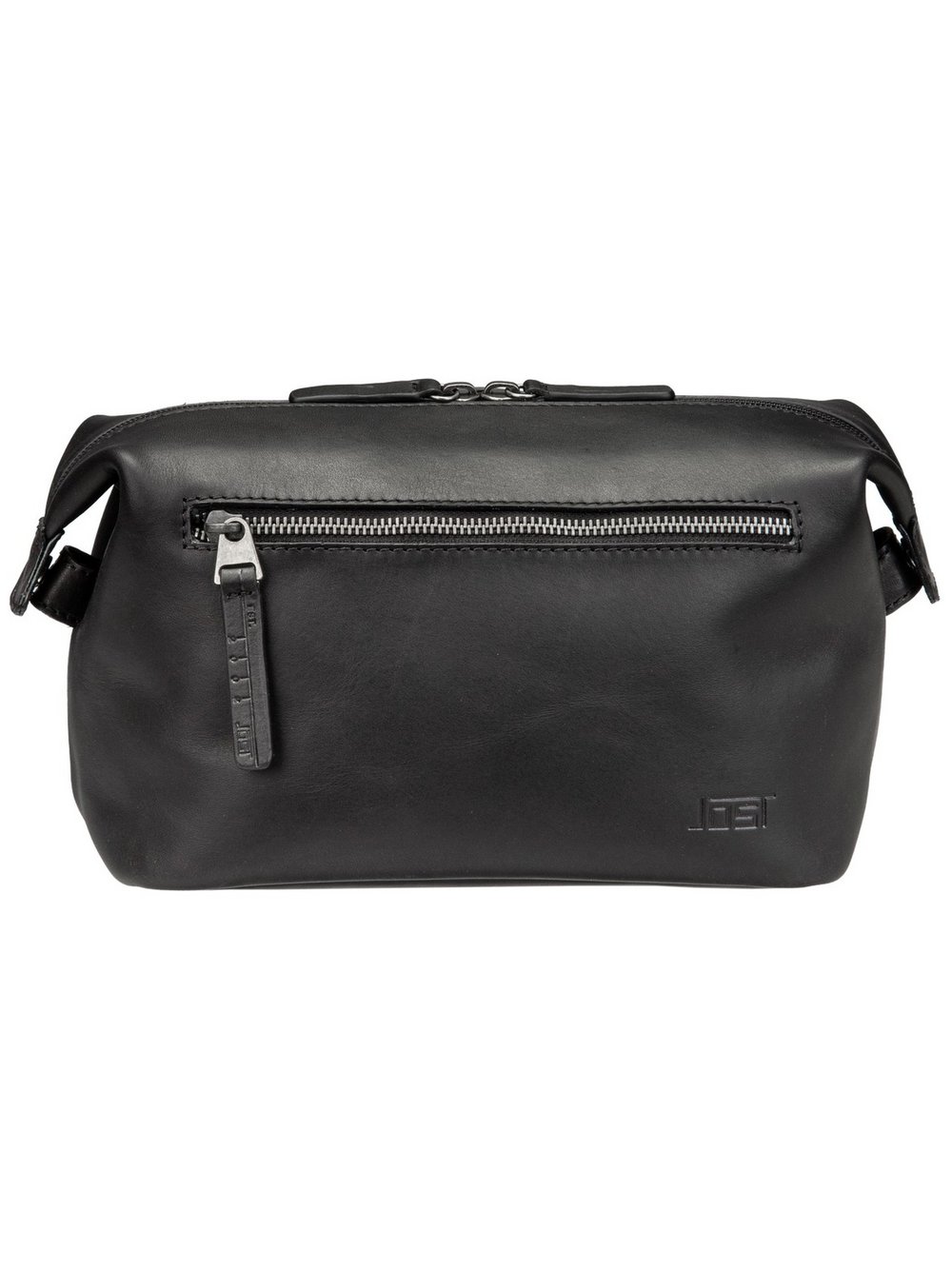 Jost Kulturbeutel Herren Leder schwarz, ONE SIZE