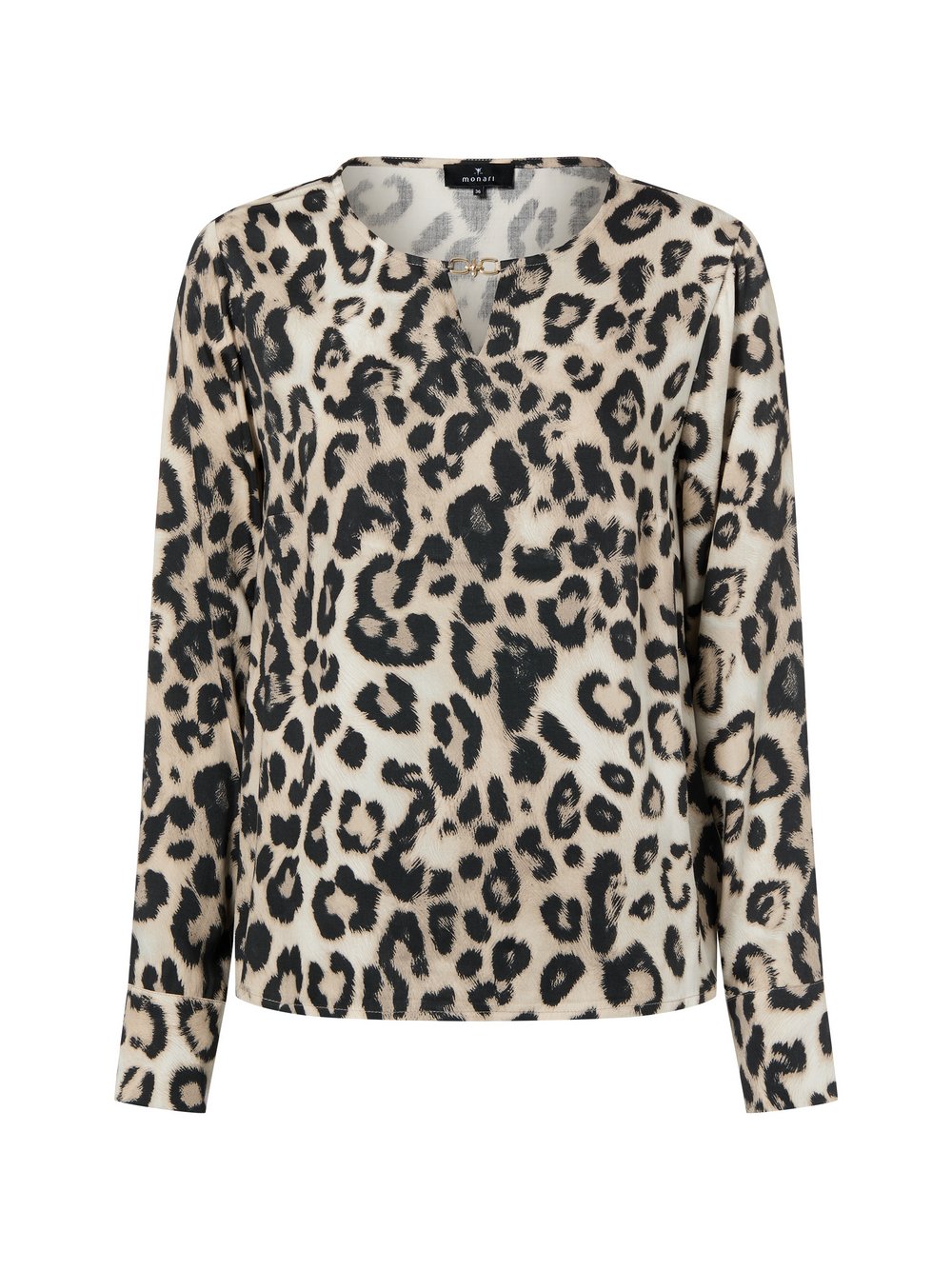 Monari Blusenshirt Damen Viskose mehrfarbig gemustert, 42