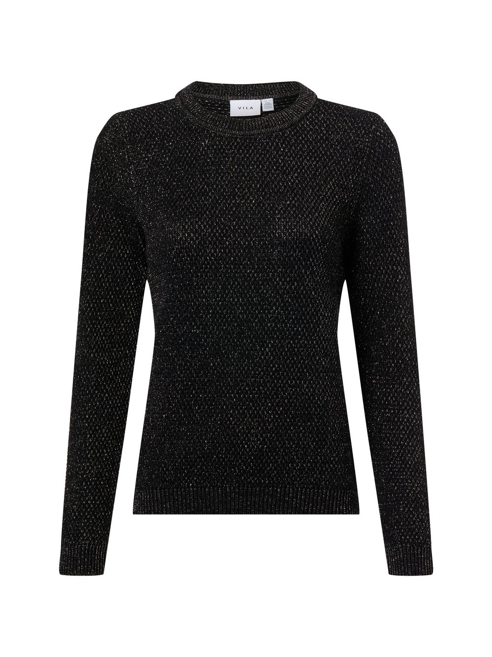 Vila Srickpullover Damen Baumwolle mehrfarbig meliert, XS