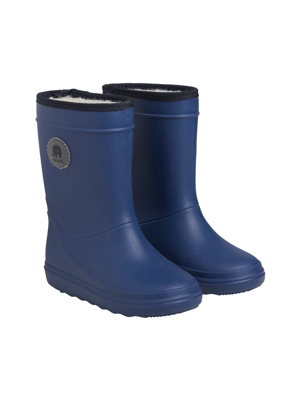 Thumbnail - CeLaVie Winterstiefel Kinder Naturkautschuk blau gemustert, 26