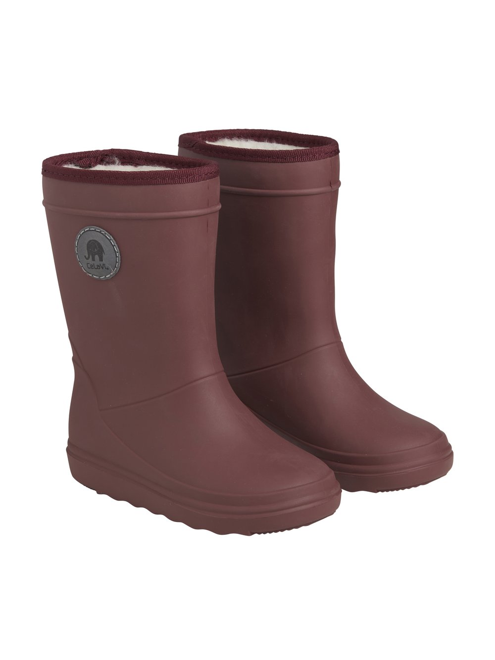Thumbnail - CeLaVie Winterstiefel Kinder Naturkautschuk rosa gemustert, 34