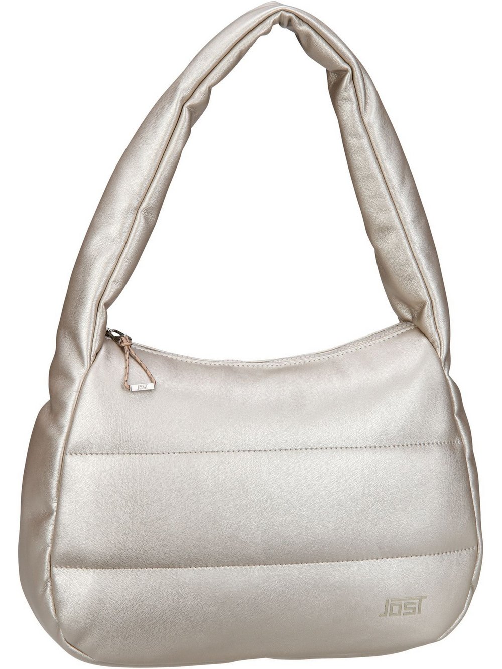 Thumbnail - Jost Handtasche Damen Kunstleder silber, ONE SIZE