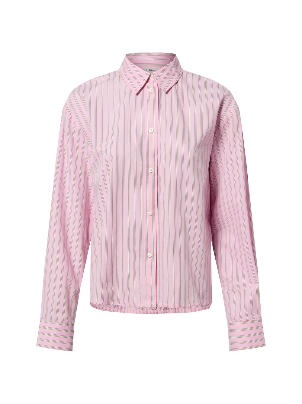 s.Oliver Hemdbluse Damen Baumwolle mehrfarbig gestreift, 44