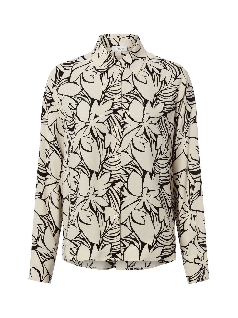 s.Oliver Hemdbluse Damen Viskose mehrfarbig gemustert, 44