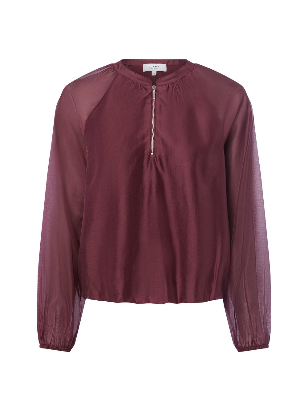 comma casual identity Blusenshirt Damen rot, 36