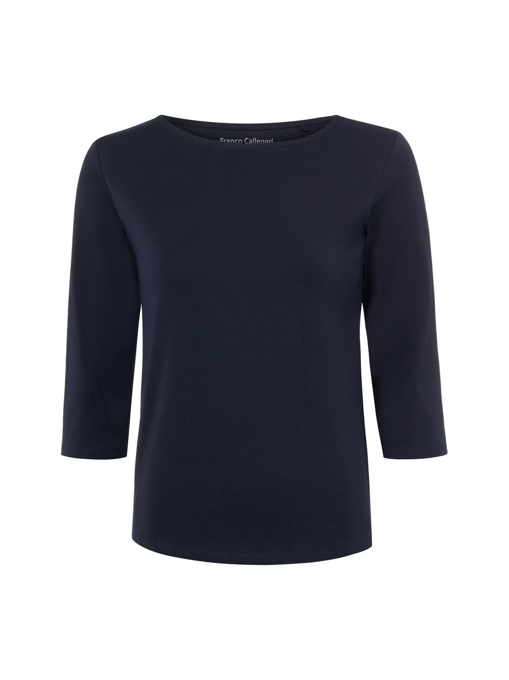 Franco Callegari Langarmshirt Damen Baumwolle blau, L
