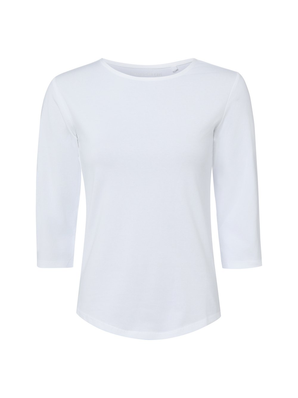Franco Callegari Langarmshirt Damen Baumwolle weiß, L