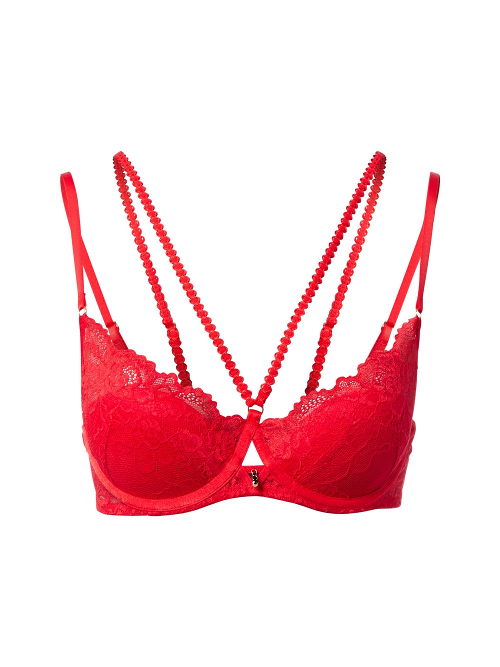 Lascana Push-up-BH Damen Polyamid rot, 80C