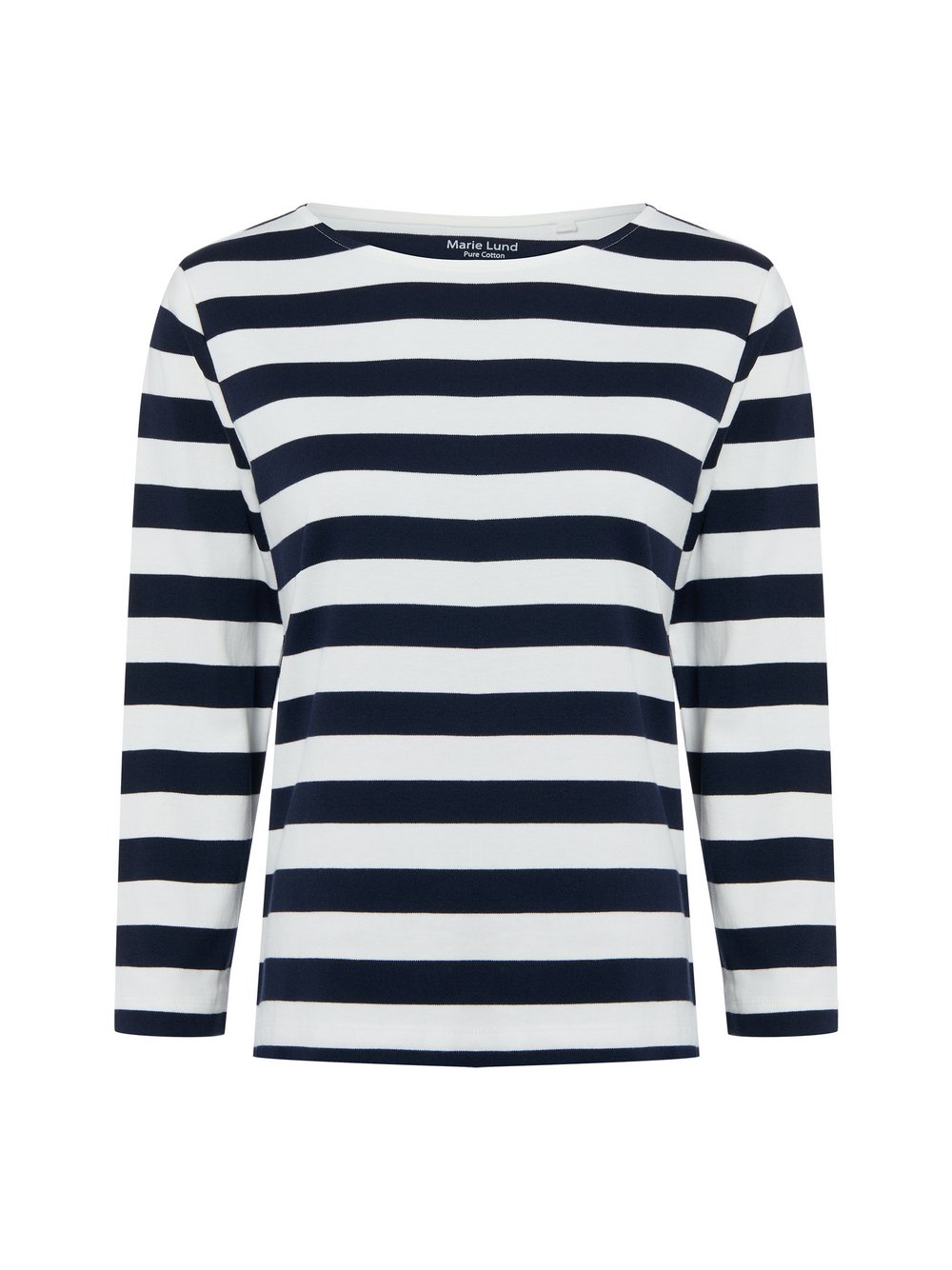 Marie Lund Shirt Damen Baumwolle mehrfarbig gestreift, XS