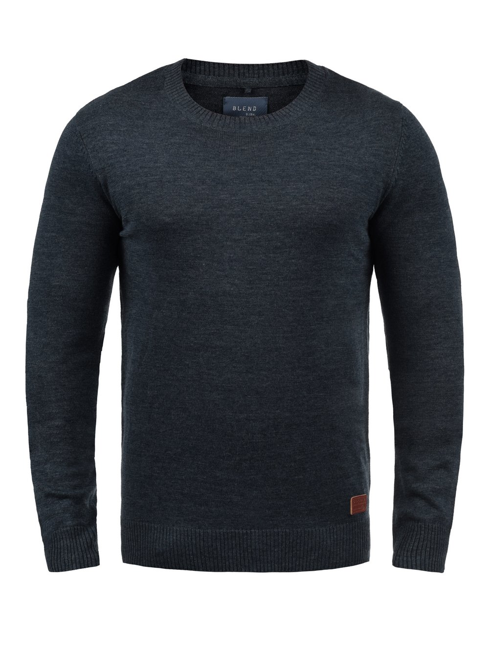 Thumbnail - BLEND Strickpullover Herren Baumwolle blau, L