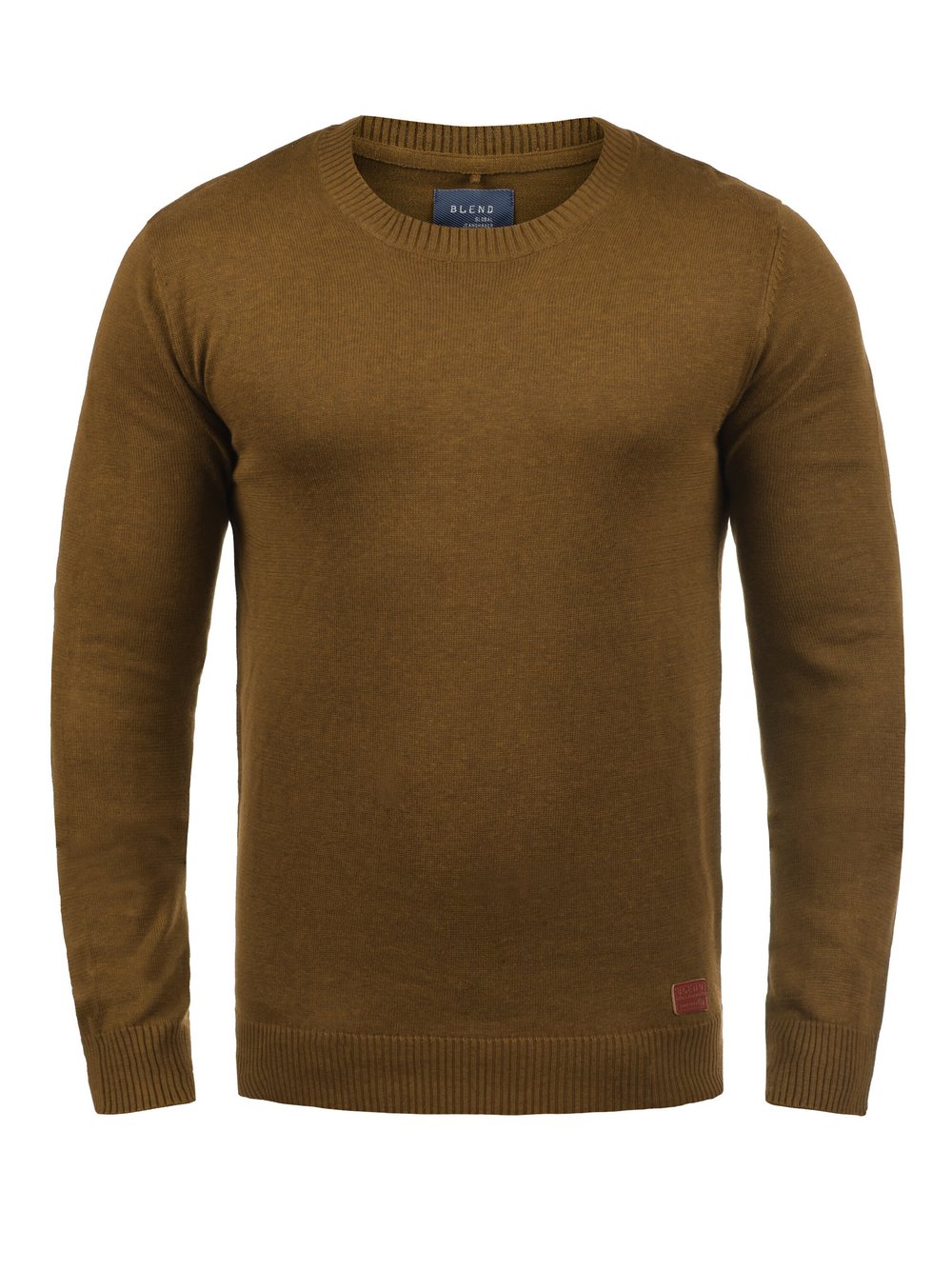 Thumbnail - BLEND Strickpullover Herren Baumwolle gelb, XXL