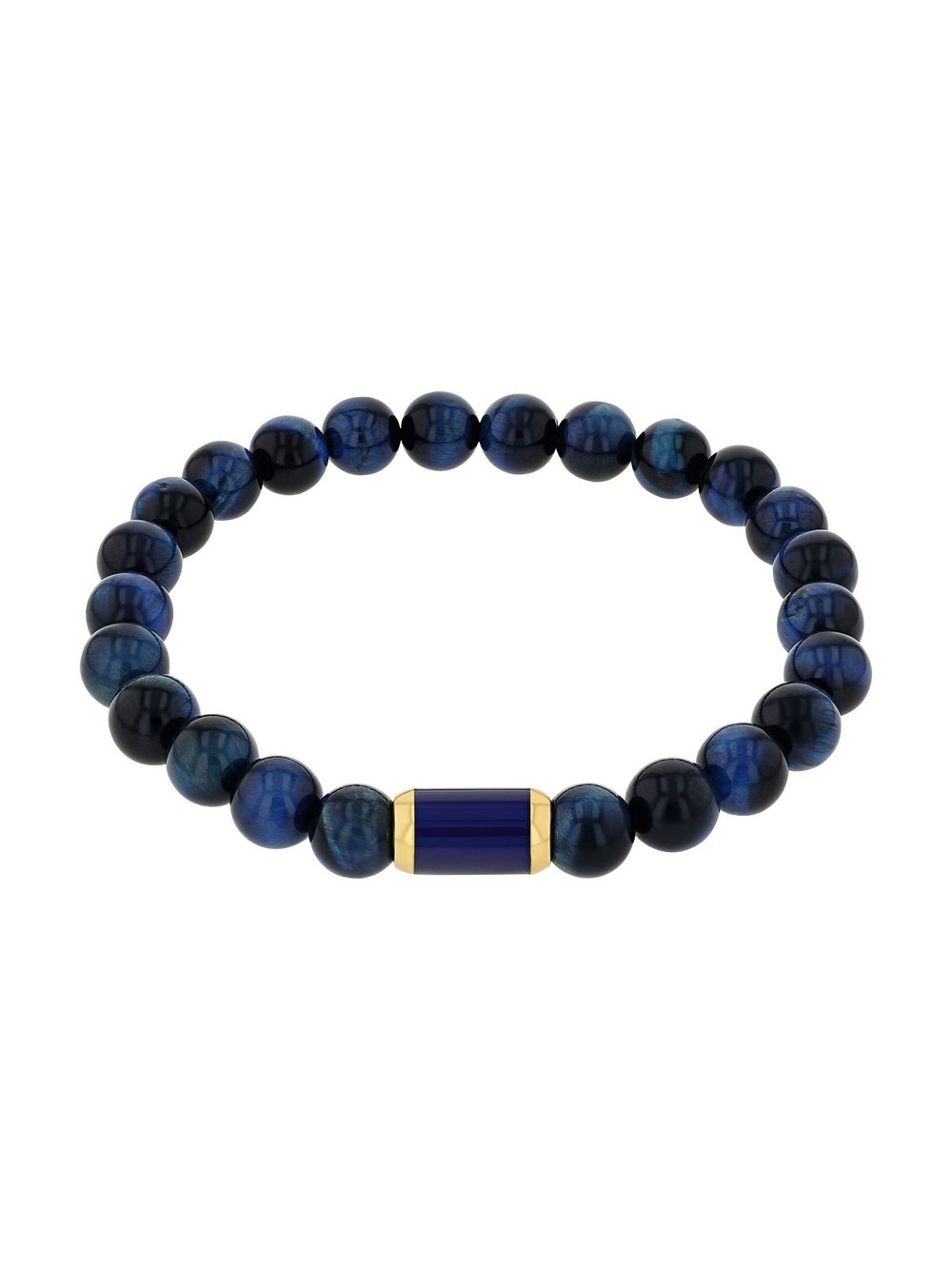 amor Armband Herren Edelstahl blau, 19