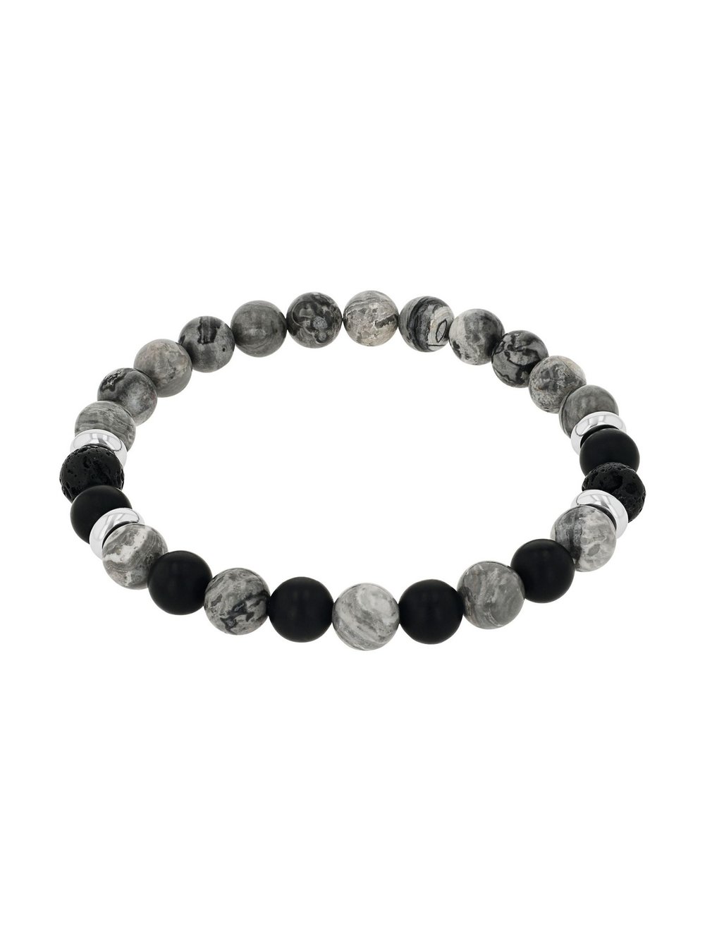 amor Armband Herren Edelstahl grau, 19