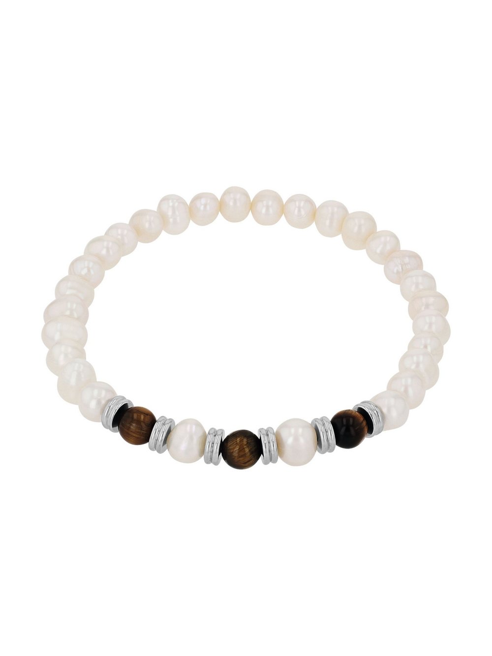 amor Armband Herren Edelstahl weiß, 21