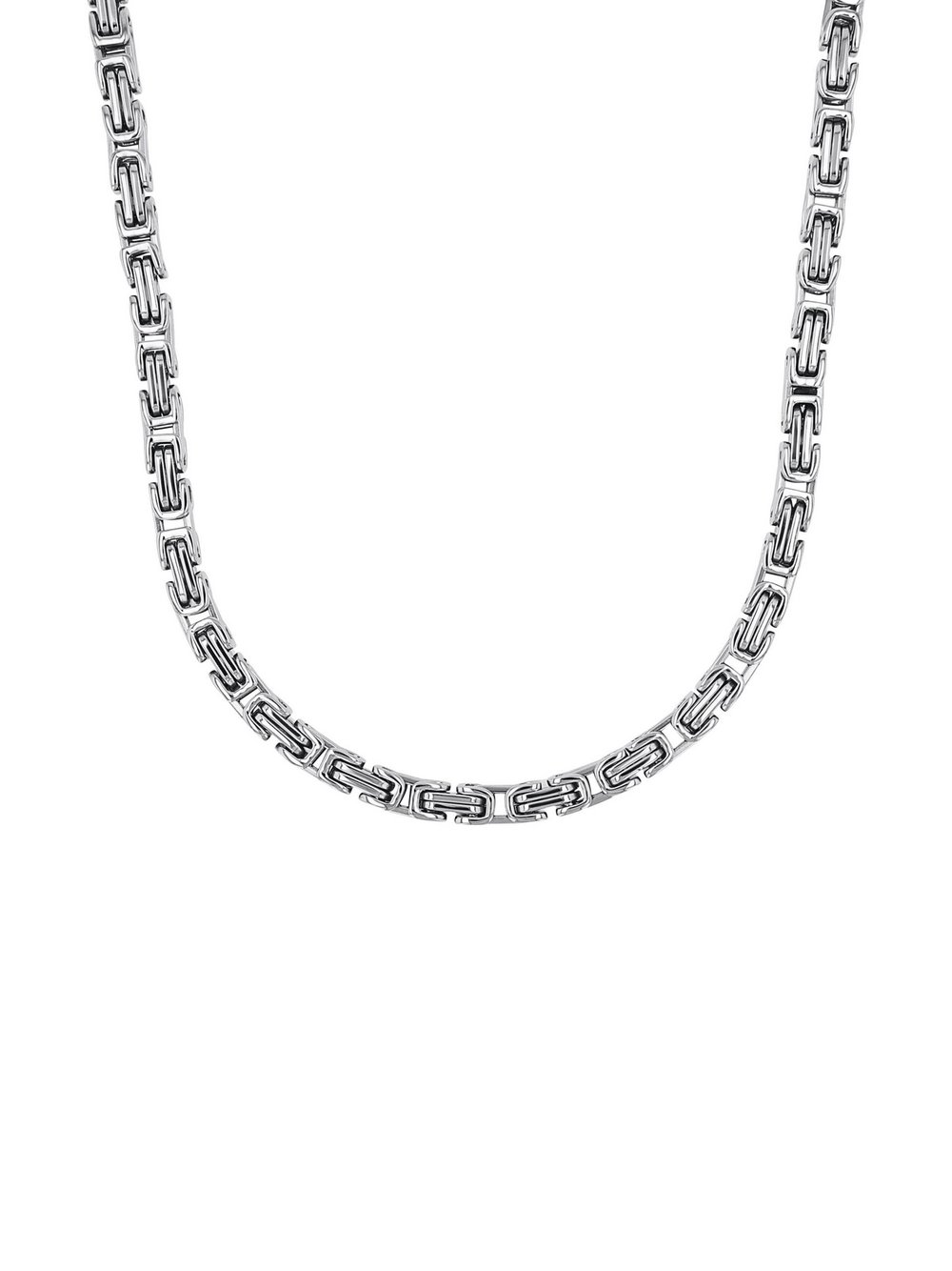 amor Halskette Herren Edelstahl silber, 50