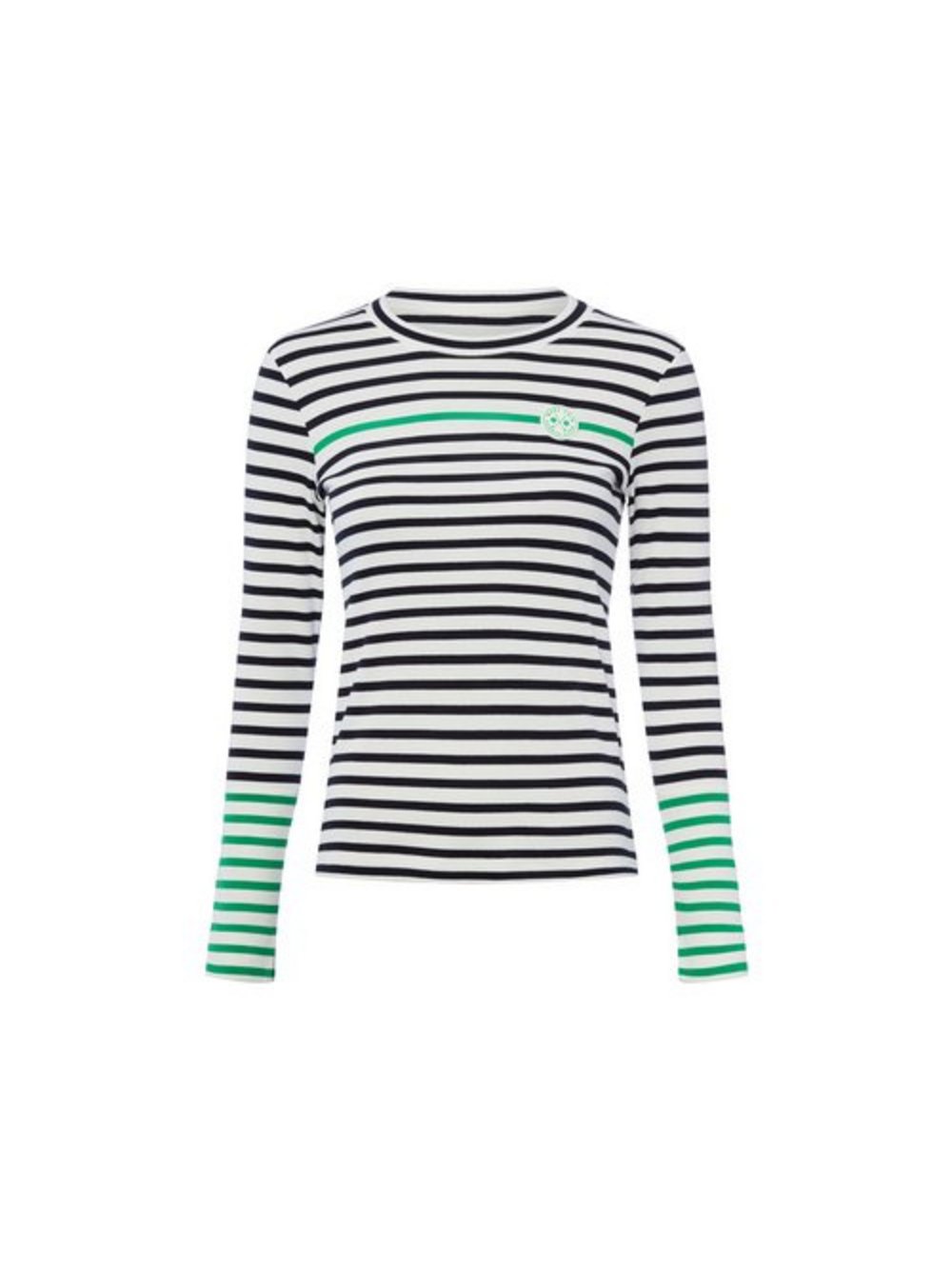 Marc Cain Langarmshirt Damen Jersey mehrfarbig gestreift, 36