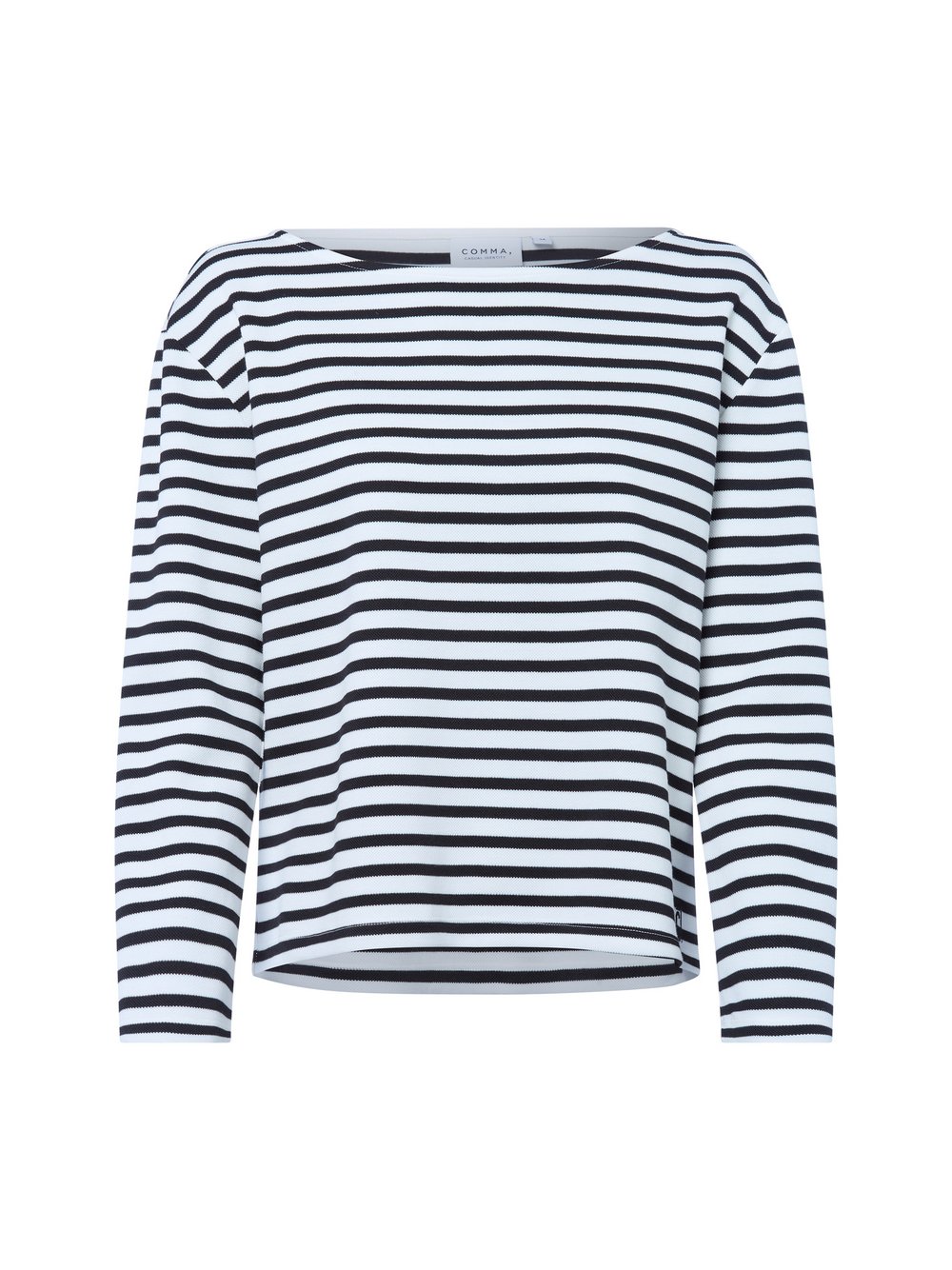 comma casual identity Sweatshirt Damen Baumwolle mehrfarbig gestreift, 40