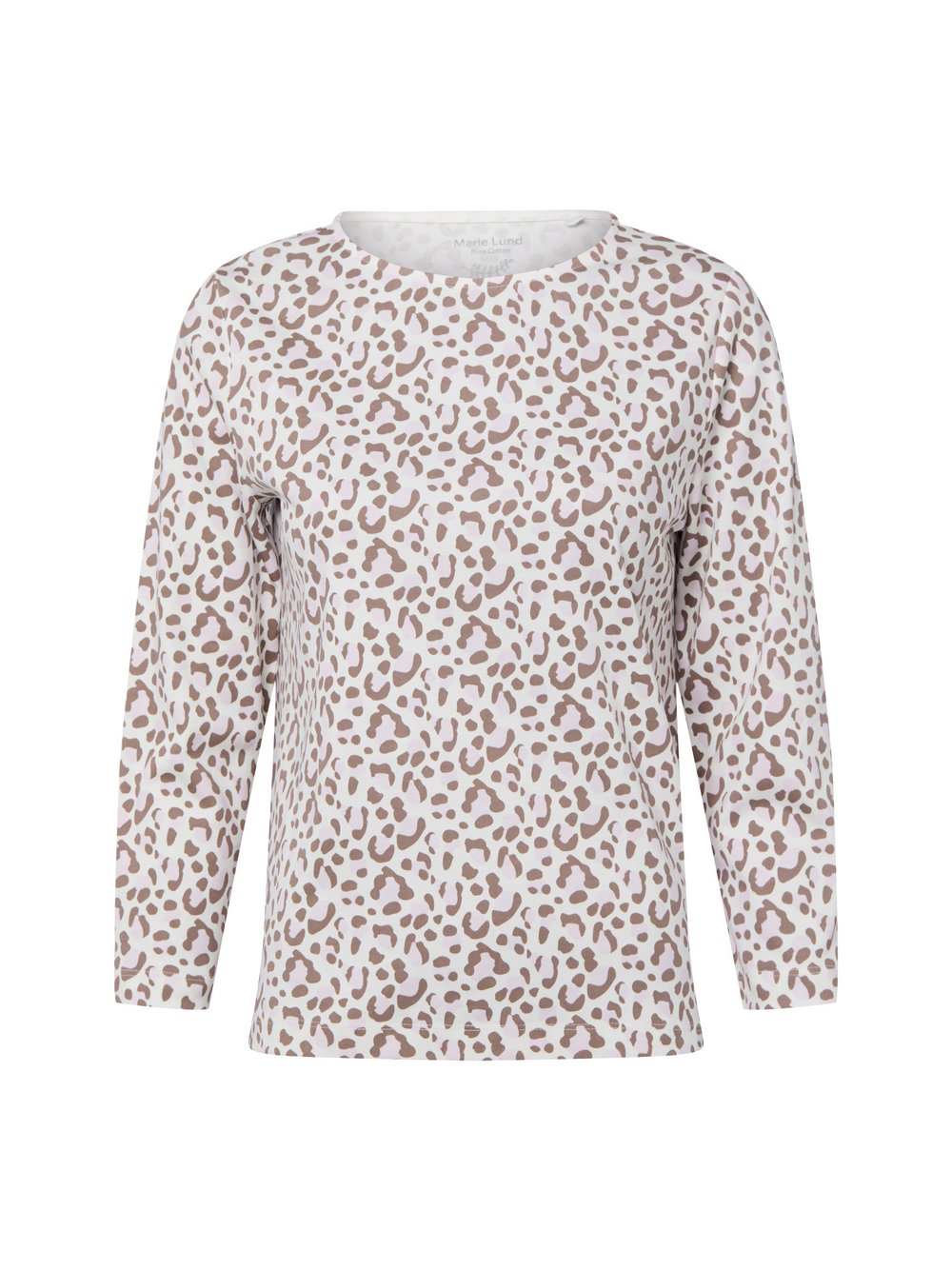 Marie Lund Shirt Damen Baumwolle mehrfarbig gemustert, XL