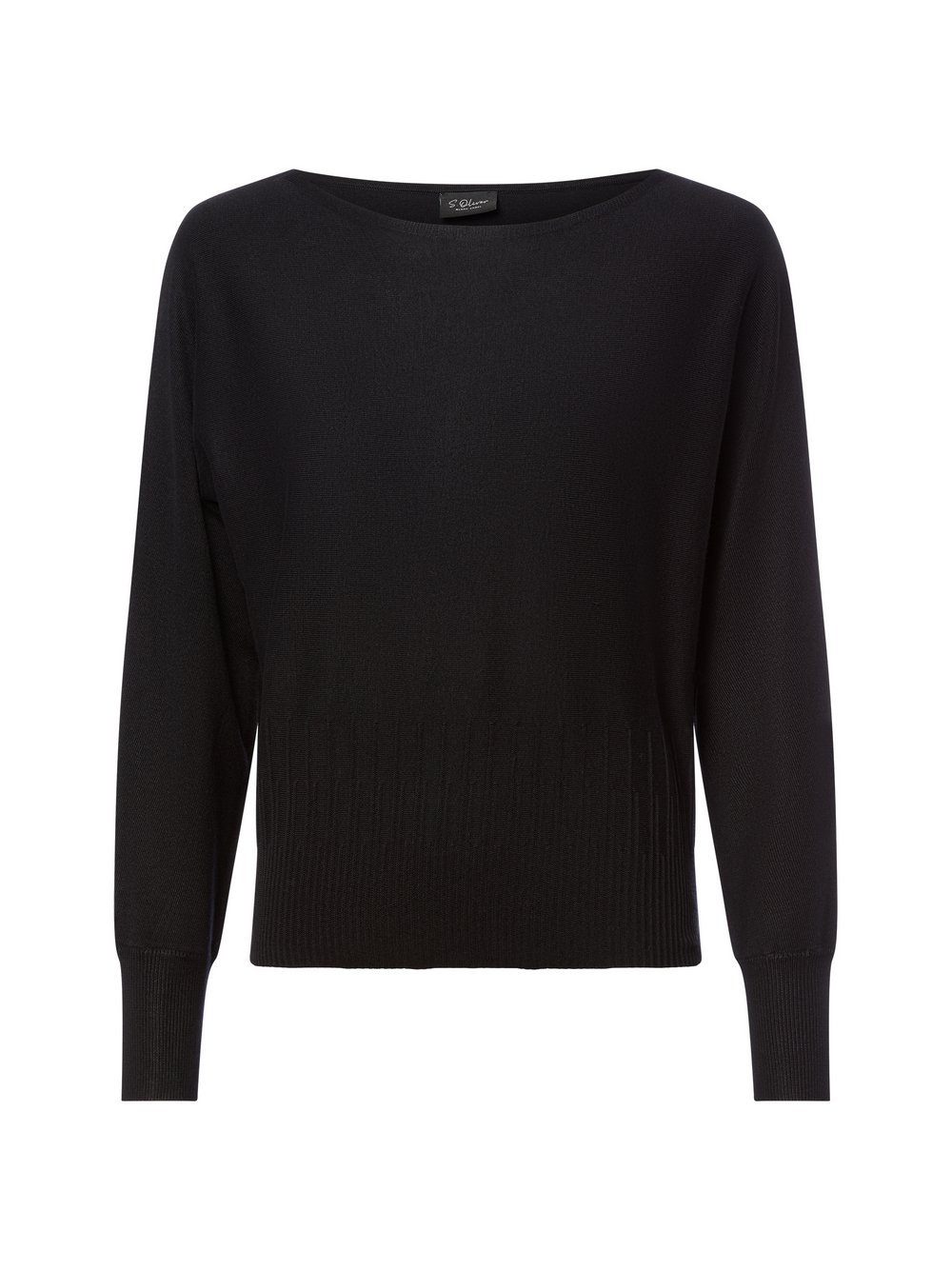 s.Oliver BLACK LABEL Strickpullover Damen Feinstrick schwarz, 38