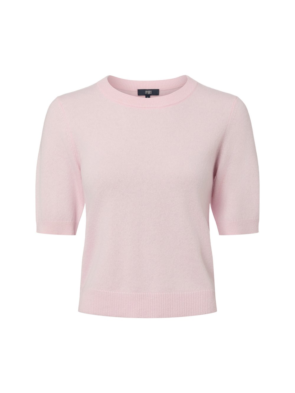 IPURI Cashmere-Strickshirt Damen Wolle rosa, L