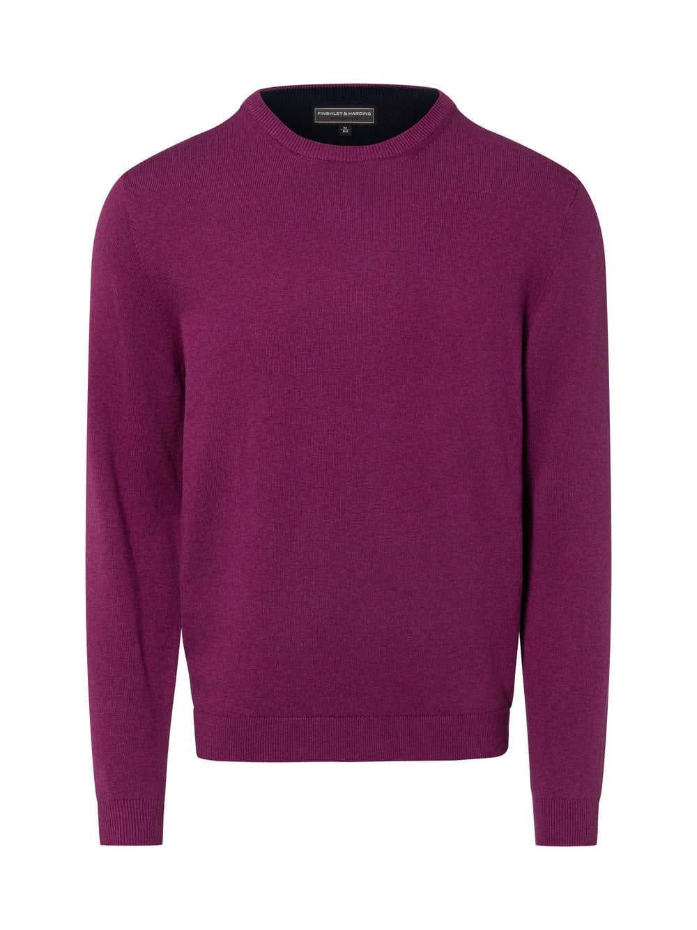 Finshley & Harding Pullover mit Cashmere-Anteil Herren Baumwolle pink meliert, S