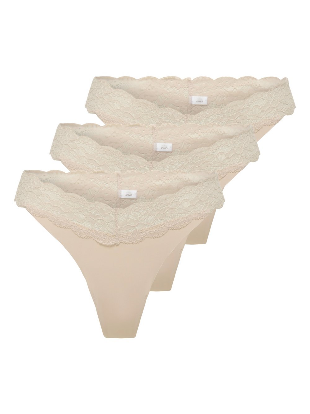 Thumbnail - ONLY Tanga Damen Polyamid beige, S