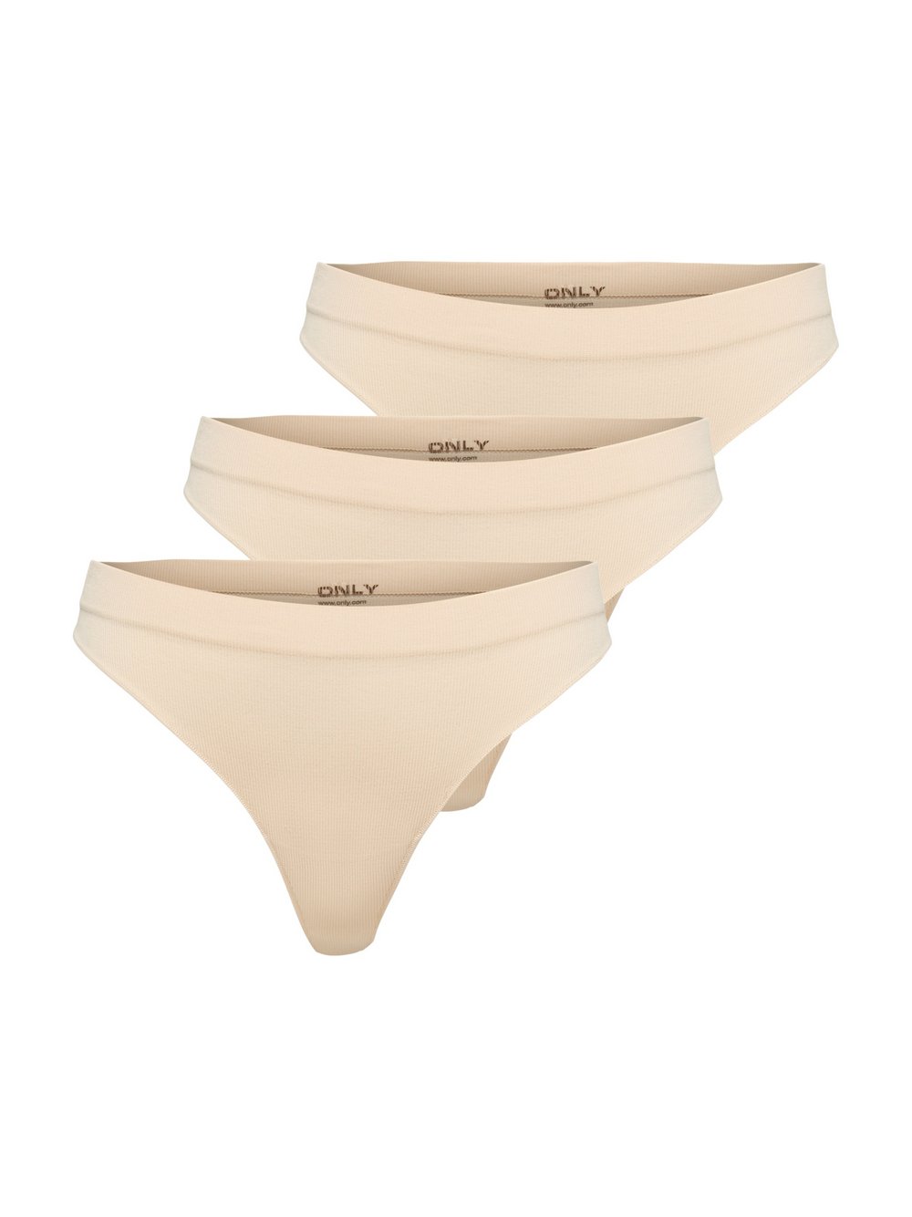 Thumbnail - ONLY Tanga Damen Polyamid beige, S/M