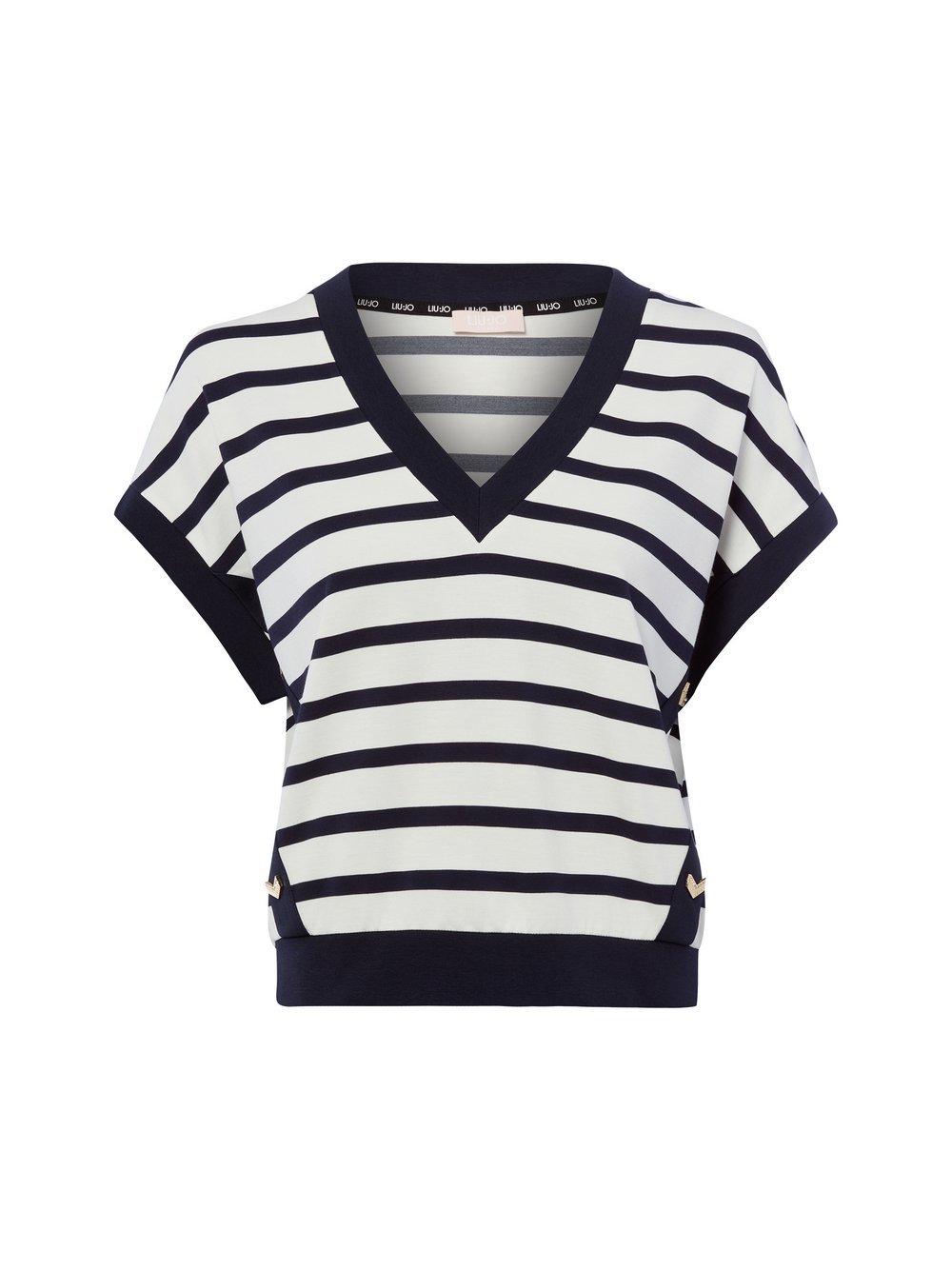 VAN GRAAF Liu Jo Collection Damen Marine Shirt Mehrfarbig, Groß