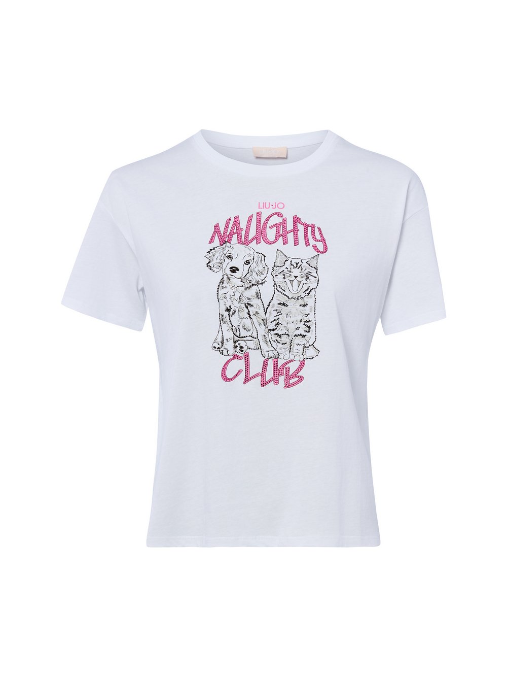 Liu Jo Collection T-Shirt Damen Baumwolle (100%) weiß bedruckt, M