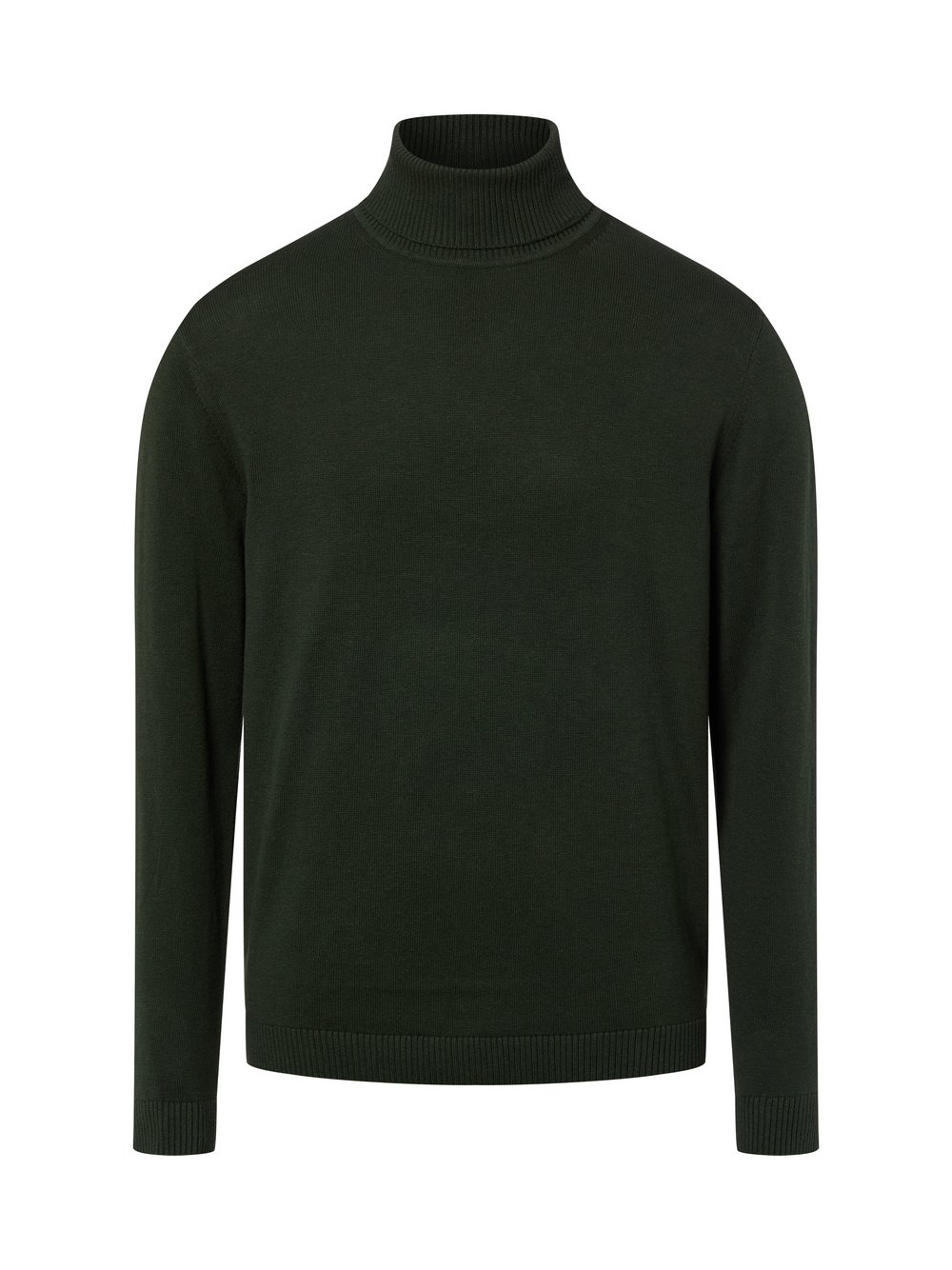 Finshley & Harding Strickpullover mit Caschmiranteil Herren Baumwolle grün, S