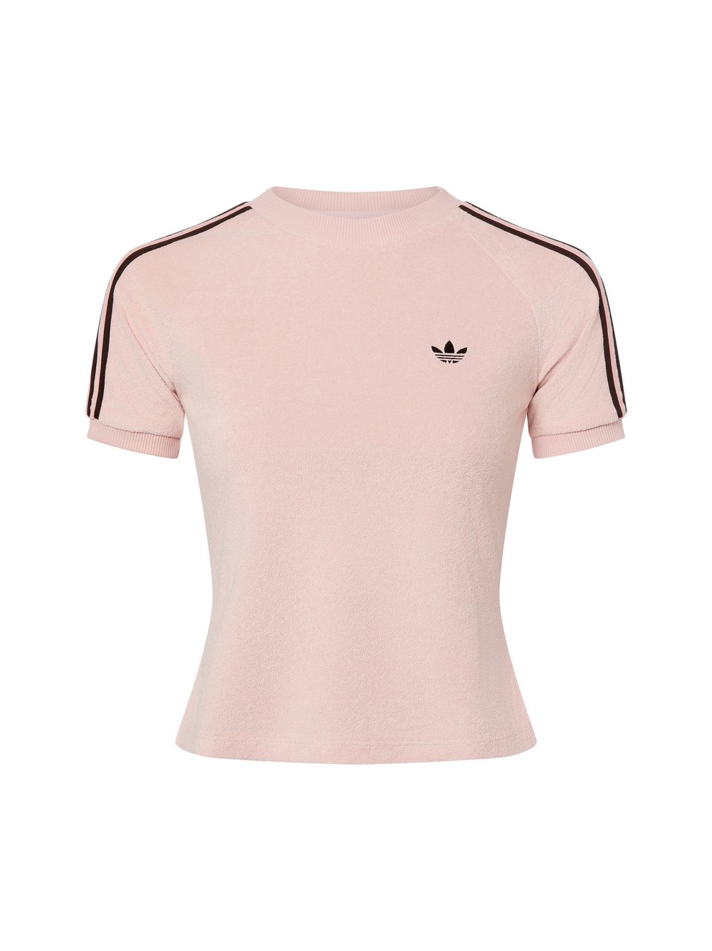 adidas Originals Frottee-Shirt Damen Baumwolle rosa, XS