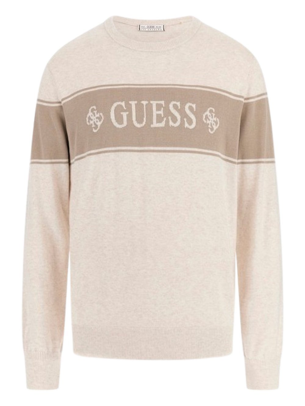 GUESS Pullover Herren Baumwolle braun, M