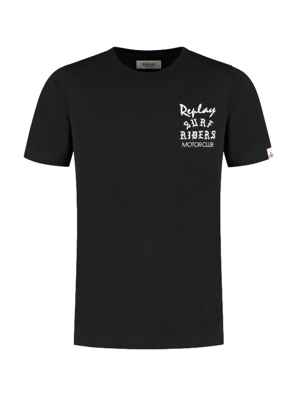 Replay T-Shirt Herren Baumwolle schwarz bedruckt, M