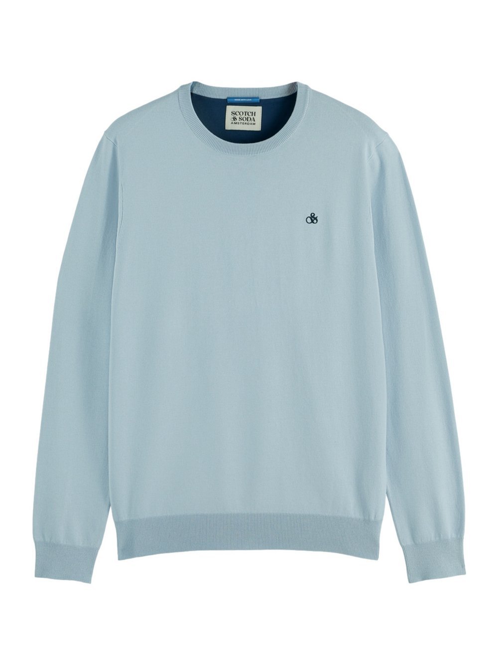 Scotch & Soda Pullover Herren Viskose blau, L