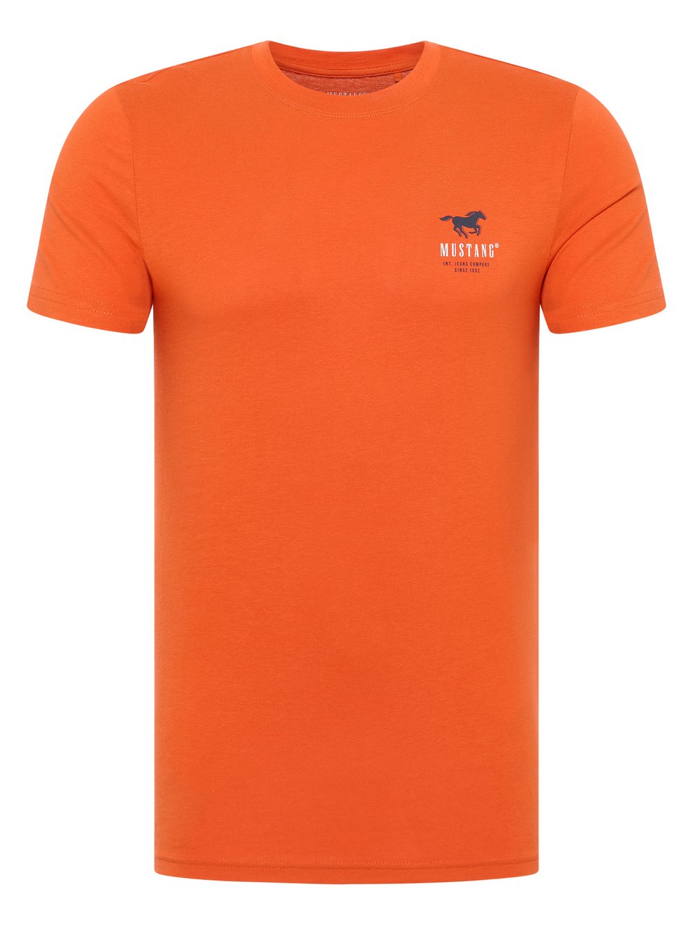 Mustang T-Shirt Herren Baumwolle orange, XXXL